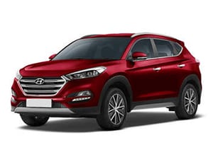 Red Hyundai Tucson | Available at UK Car Finance Hyundai Tucson