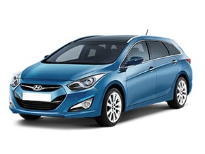 Blue Hyundai i40 Hyundai i40