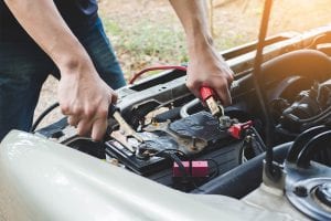 jump start your car battery