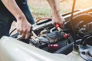 jump start your car battery 