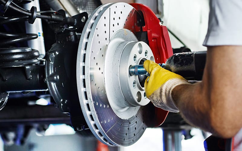 fixing brake problems on car