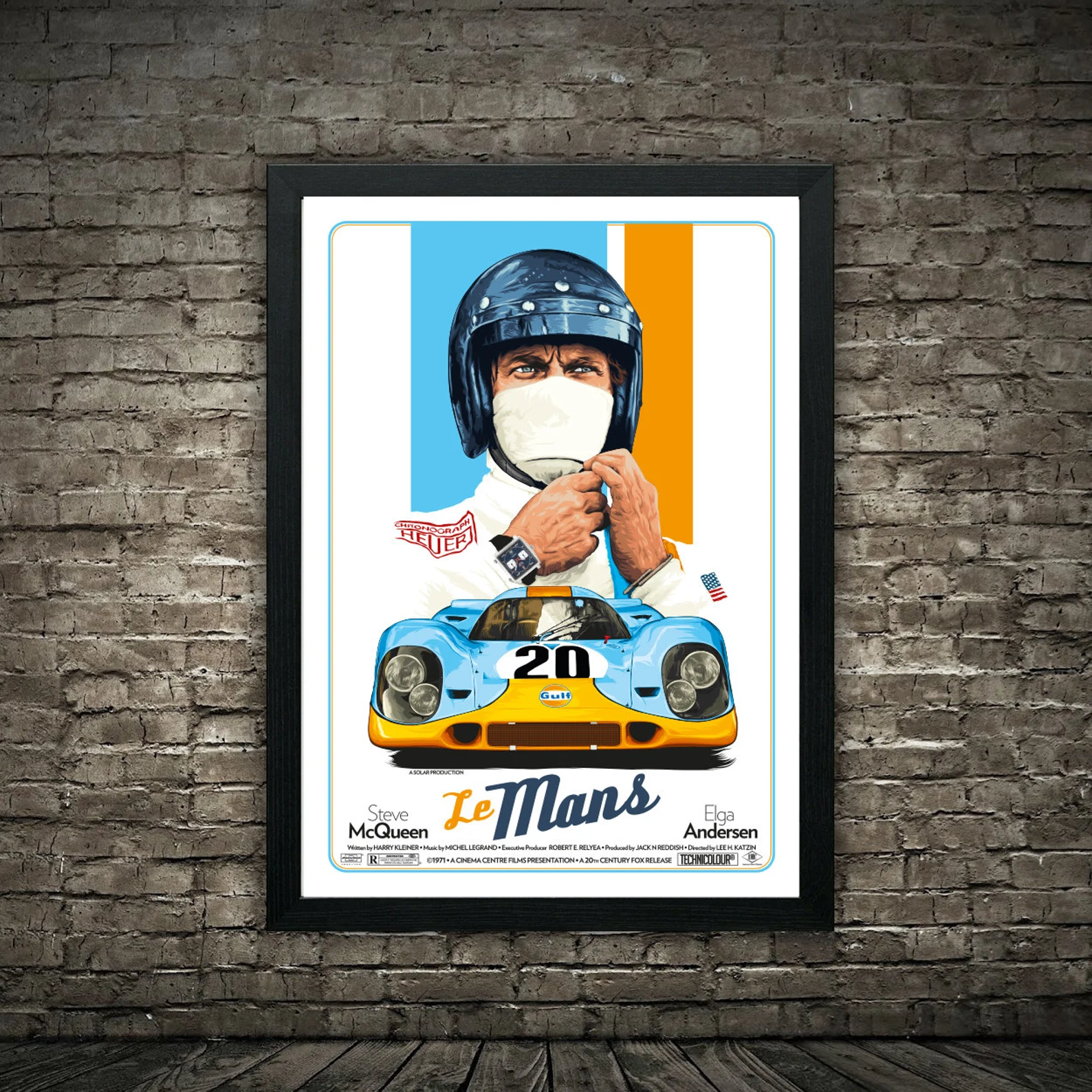 Steve McQueen Le Man Poster