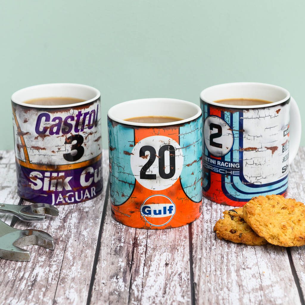 racing car mugs