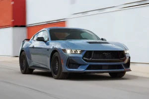 Ford Mustang blue 2023