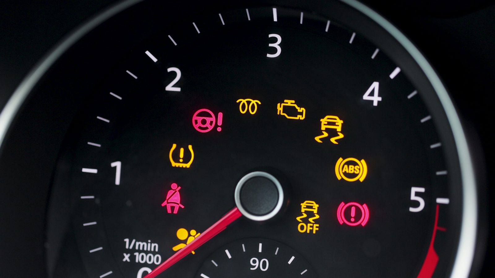 Common car dashboard warning lights