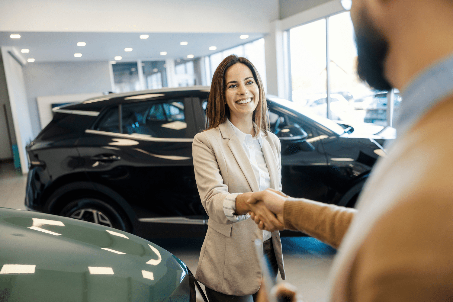 Checklist for buying a used car from a dealer.
